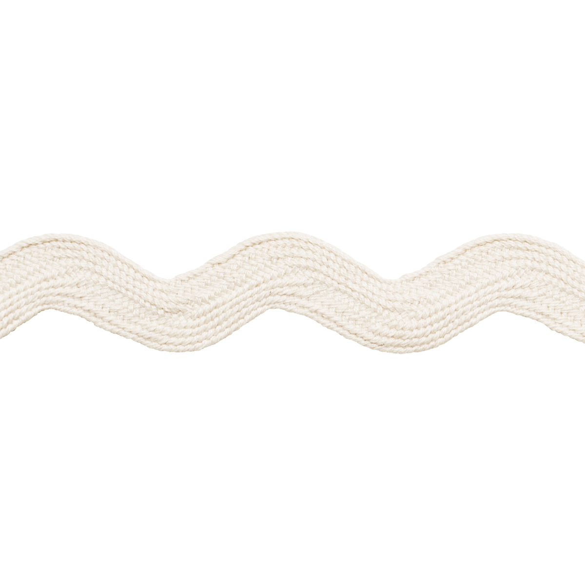 Schumacher Ric Rac Tape Large Ivory Trim Sample 82725