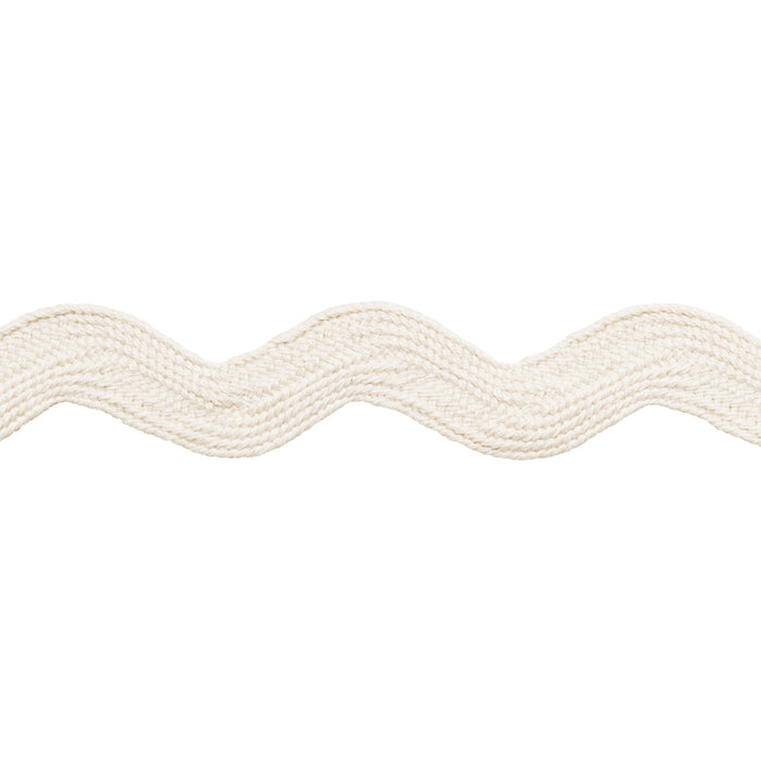 Schumacher Ric Rac Tape Large Ivory Trim Sample 82725