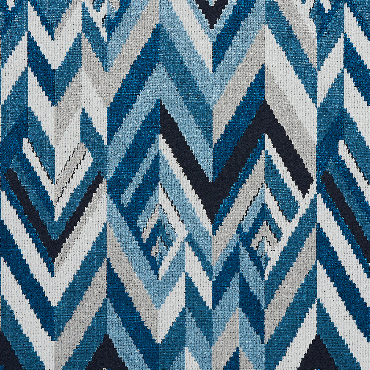 Schumacher Taylor Velvet Lapis Fabric 82740