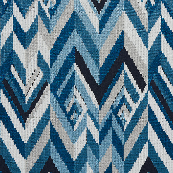 Schumacher Taylor Velvet Lapis Fabric Sample 82740