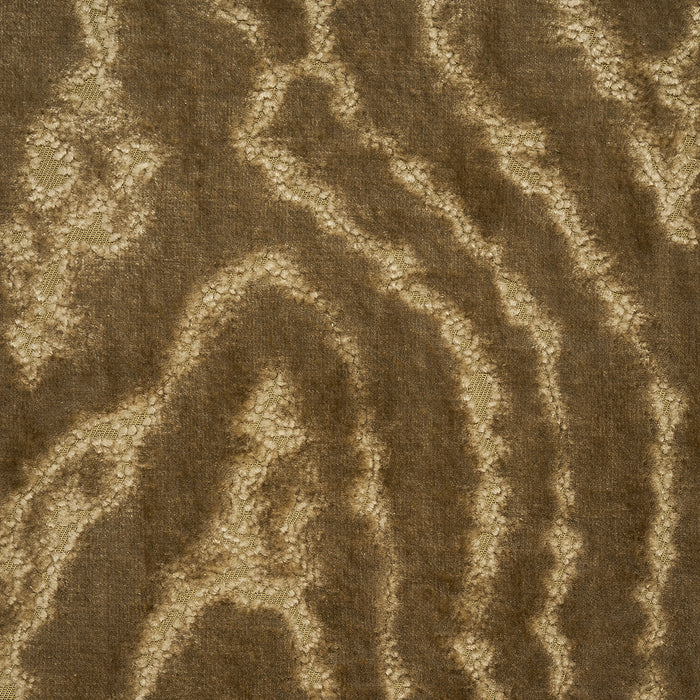 Schumacher Marisa Moire Velvet Camel Fabric 82750