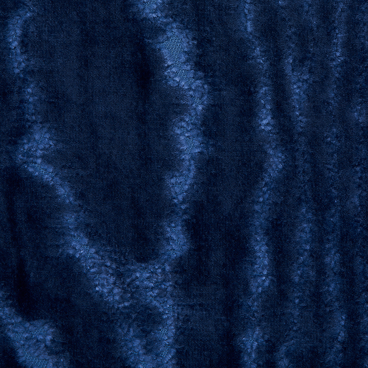 Schumacher Marisa Moire Velvet Lapis Fabric 82752