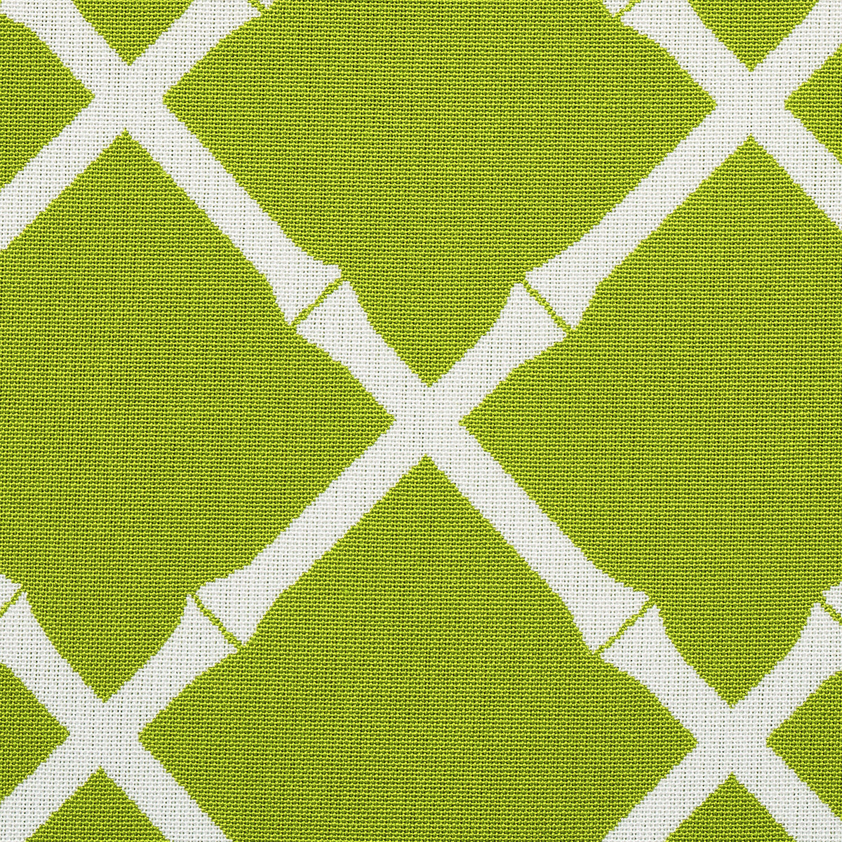 Schumacher Bamboo Trellis Indoor/Outdoor Leaf Fabric Sample 82760