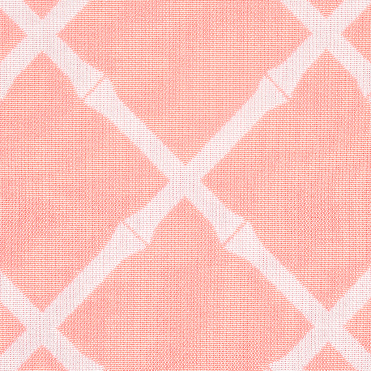 Schumacher Bamboo Trellis Indoor/Outdoor Pink Fabric 82761