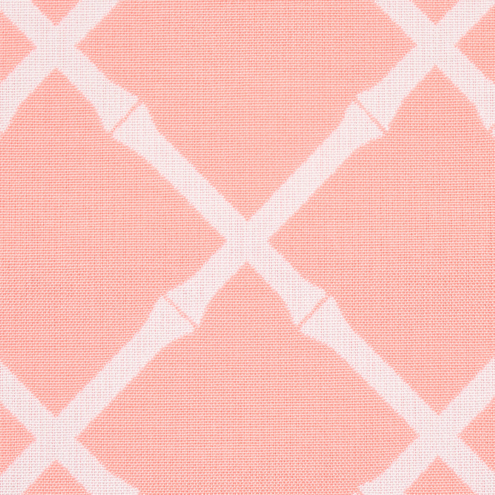 Schumacher Bamboo Trellis Indoor/Outdoor Pink Fabric 82761