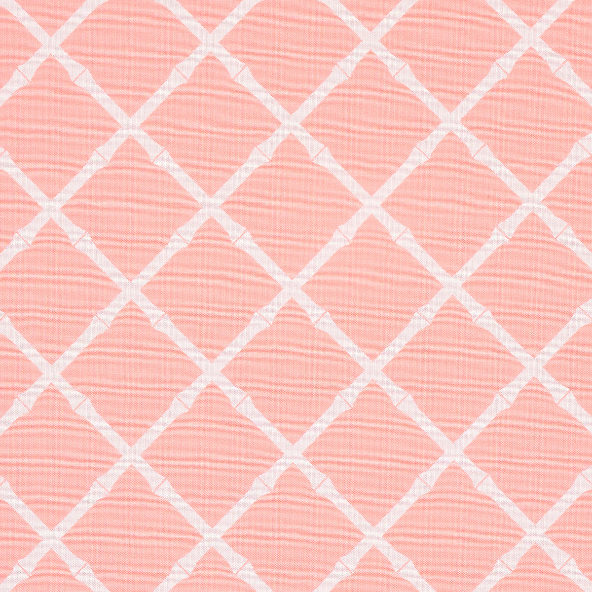 Schumacher Bamboo Trellis Indoor/Outdoor Pink Fabric 82761