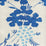 China Seas Peacock Floral Multi Blues Fabric Sample 8280-05