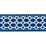 Schumacher Lattice Indoor/Outdoor Tape Navy Trim 82820