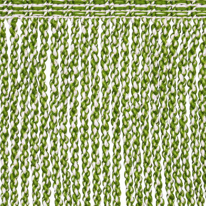 Schumacher Outdoor Boullion Fringe Trim Green Trim Sample 82831