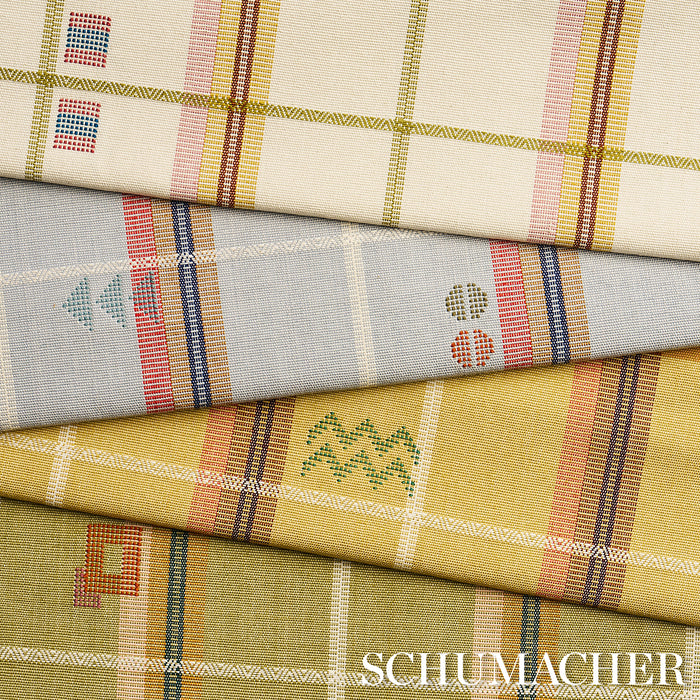 Schumacher Fable Alpine Fabric 82841