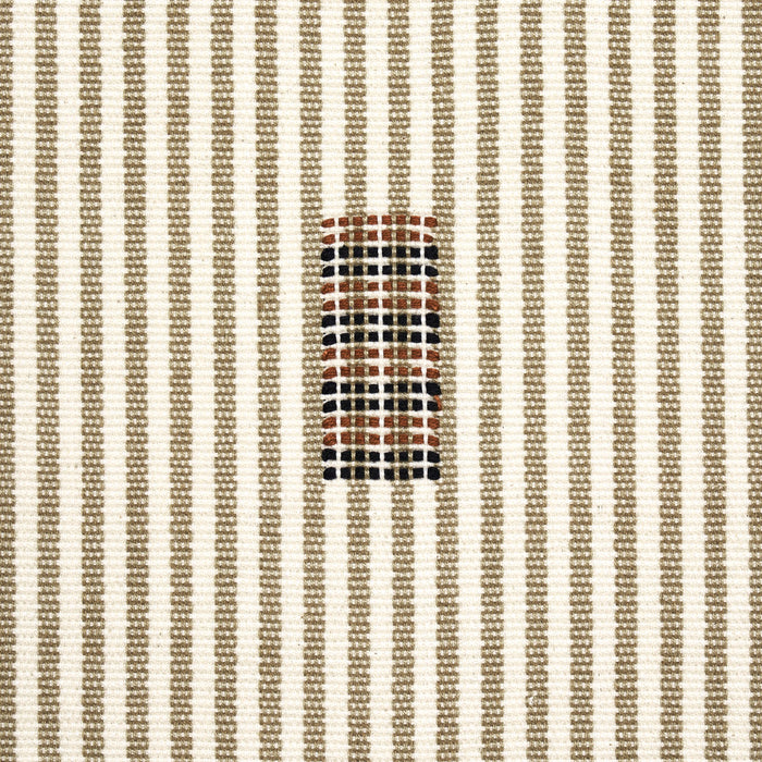 Schumacher Ribbon II Oregano Fabric Sample 82860