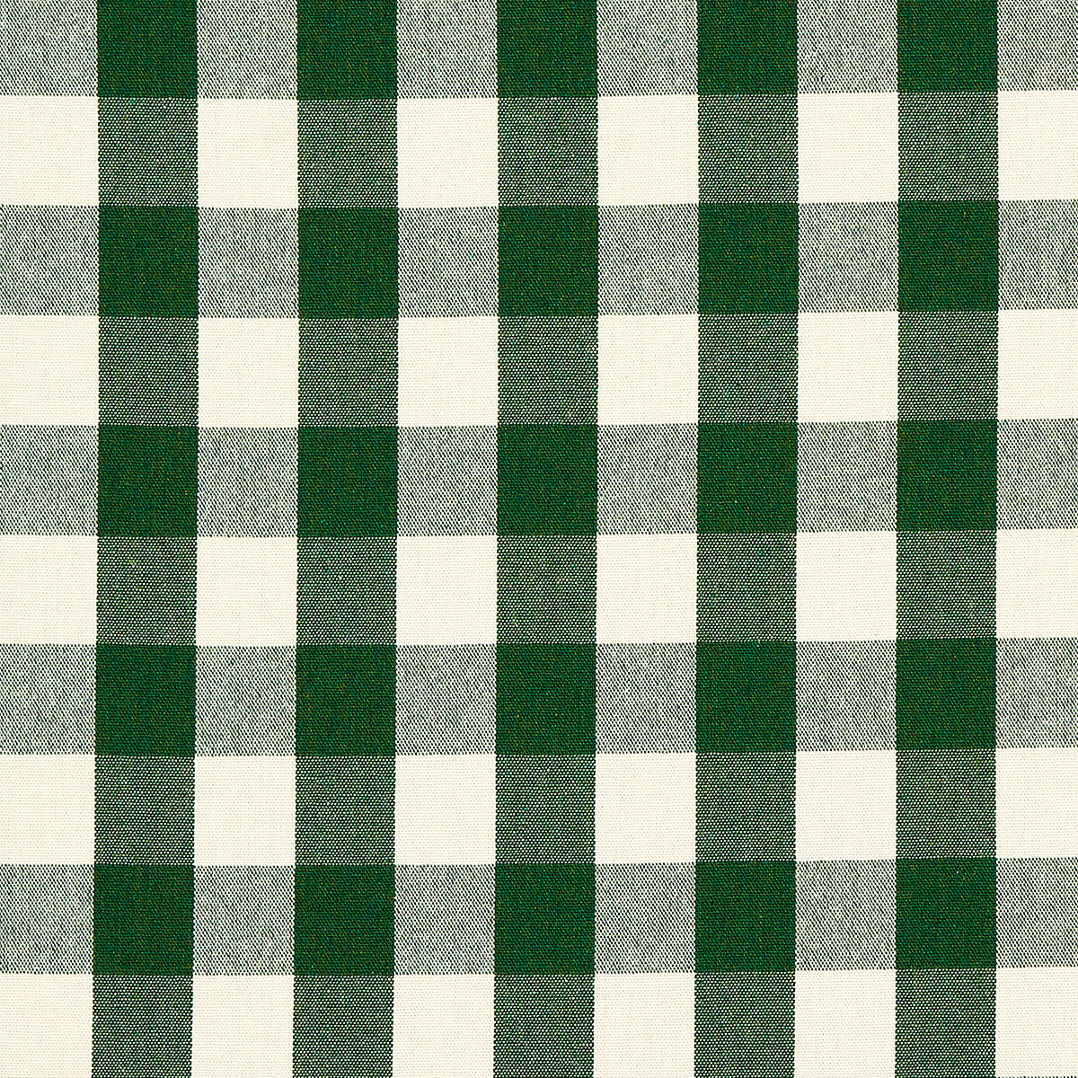 Schumacher Dutton Buffalo Check Emerald Fabric 82941