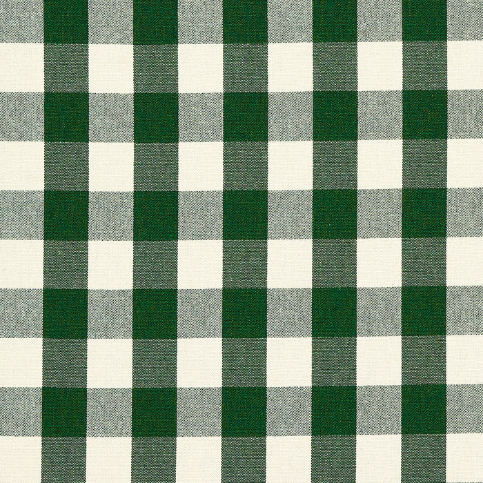 Schumacher Dutton Buffalo Check Emerald Fabric 82941