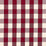 Schumacher Dutton Buffalo Check Crimson Fabric Sample 82943