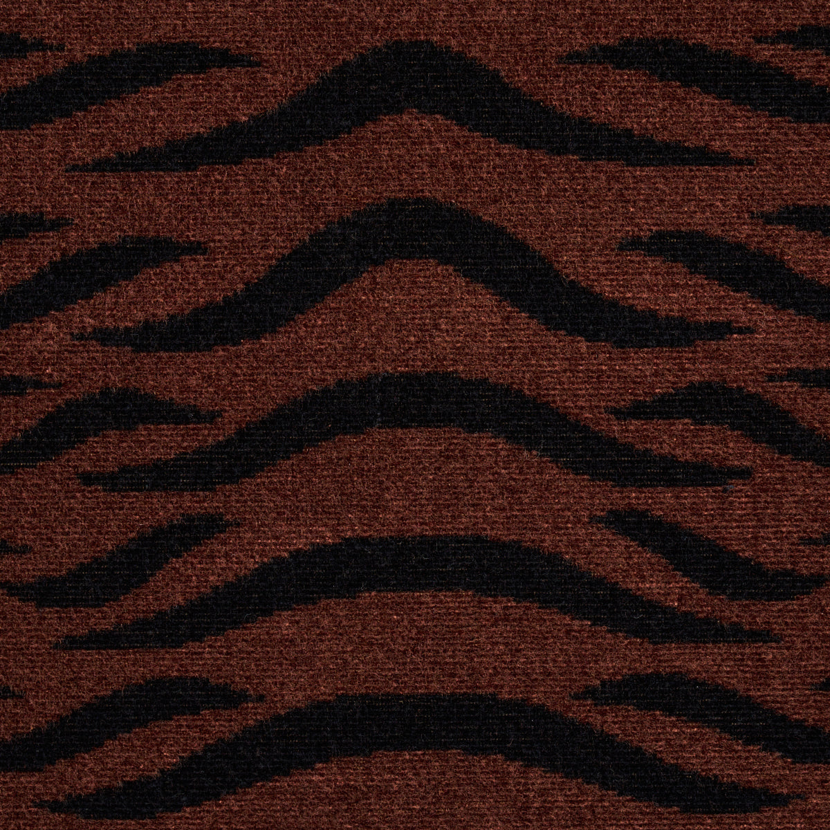 Schumacher Sabi Tiger Velvet Java Fabric 82950