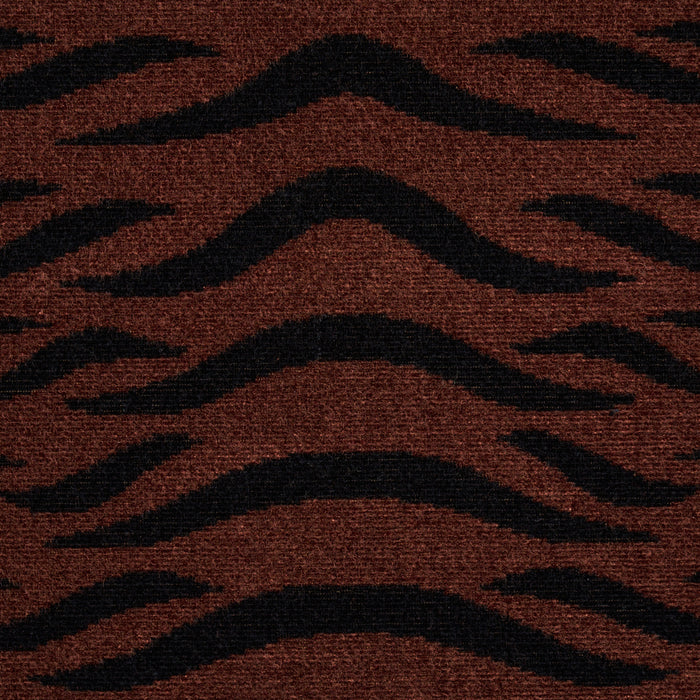 Schumacher Sabi Tiger Velvet Java Fabric Sample 82950