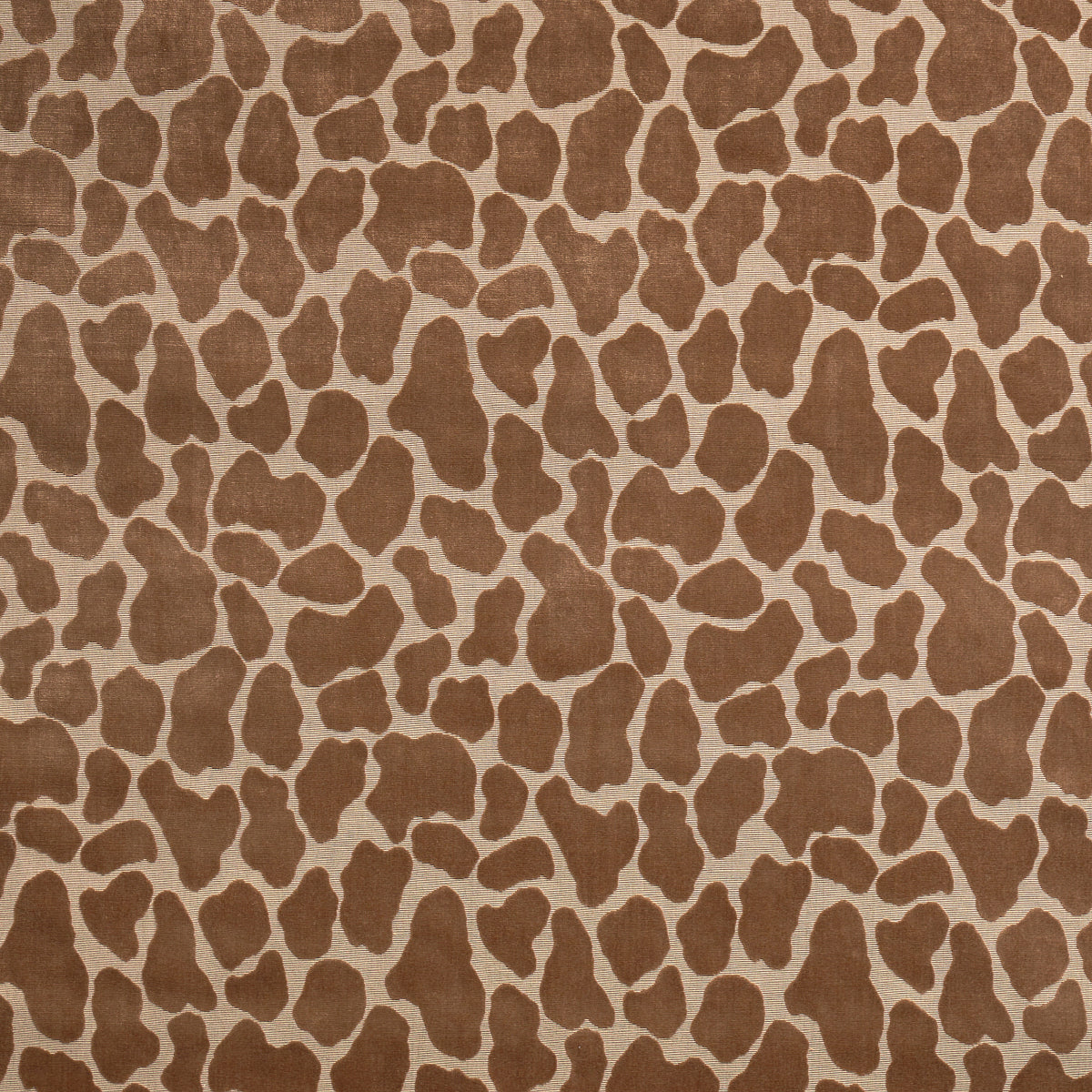 Schumacher Giraffe Velvet Safari Fabric Sample 82970