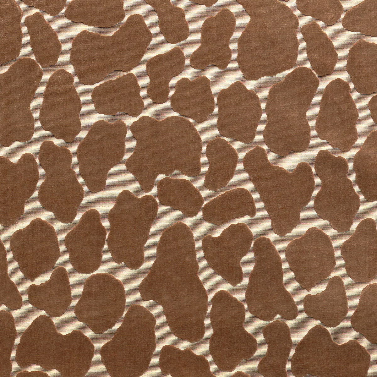 Schumacher Giraffe Velvet Safari Fabric Sample 82970