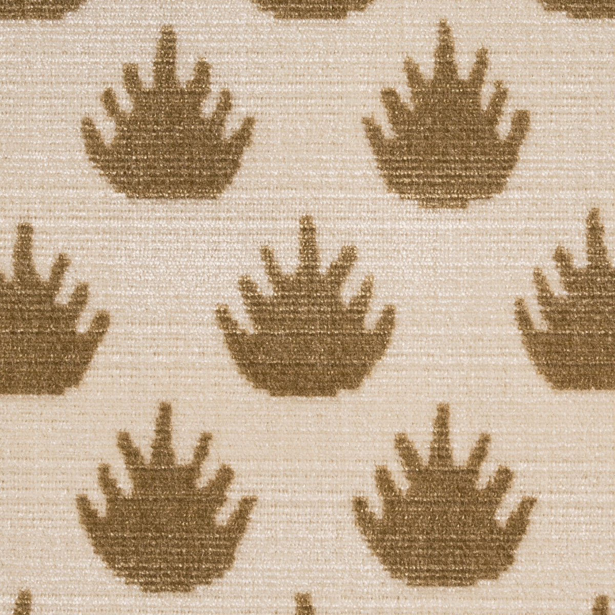 Schumacher Coronation Velvet Camel Fabric Sample 82981