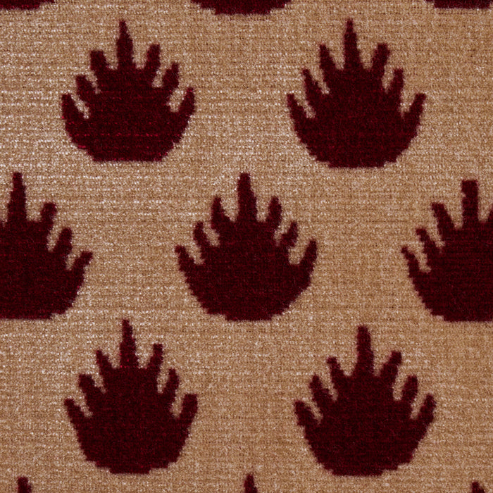 Schumacher Coronation Velvet Garnet Fabric Sample 82982