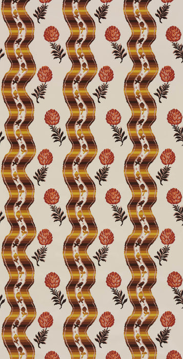 Le Manach Pommes De Pin Mordore Wallpaper Sample LP107001