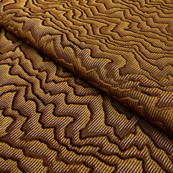 Schumacher Zambezi Velvet Bronze Fabric Sample 83020