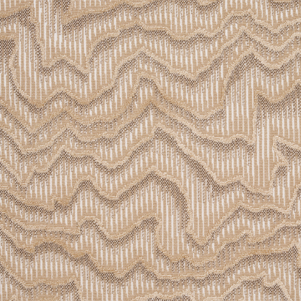 Schumacher Zambezi Velvet Champagne Fabric 83021