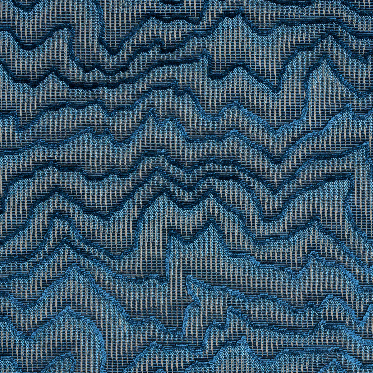 Schumacher Zambezi Velvet Slate Blue Fabric 83022