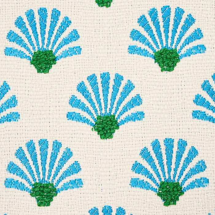 Schumacher Bellini Indoor/Outdoor Lagoon Fabric 83050