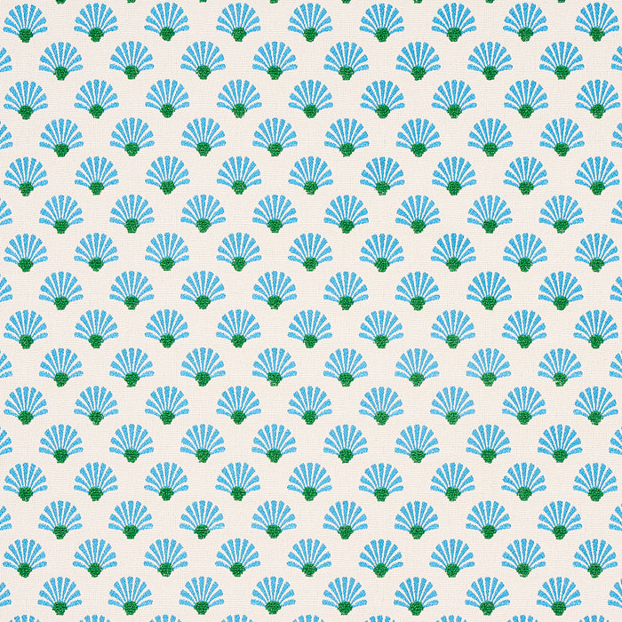 Schumacher Bellini Indoor/Outdoor Lagoon Fabric 83050