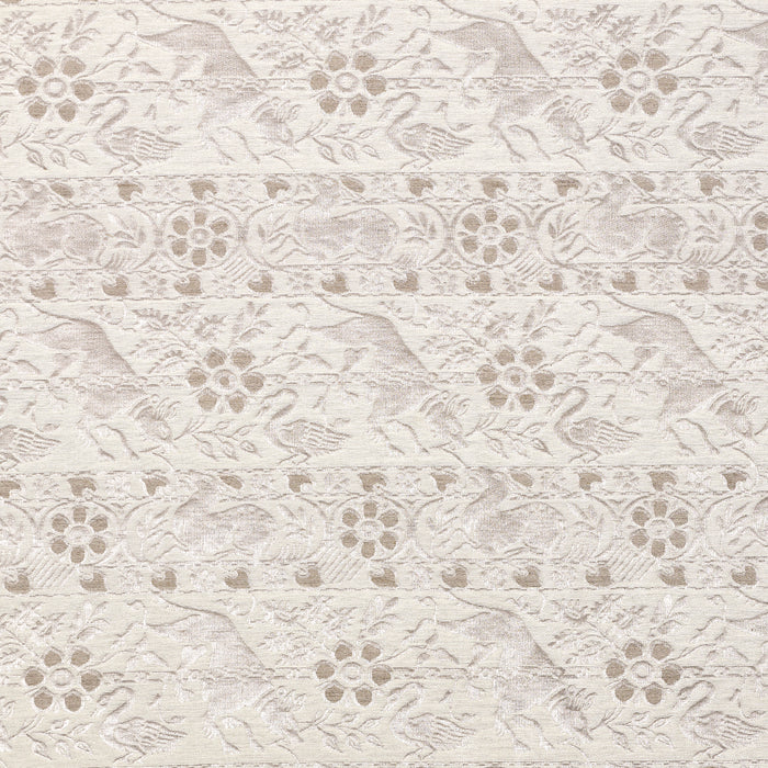 Schumacher Animali Stone Fabric 83121