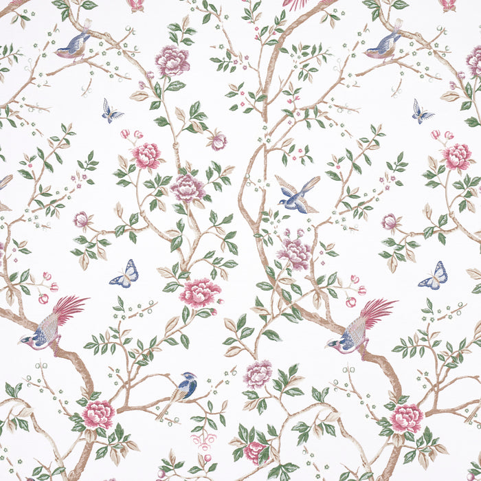 Schumacher Georgia Vine Ivory Fabric 83150