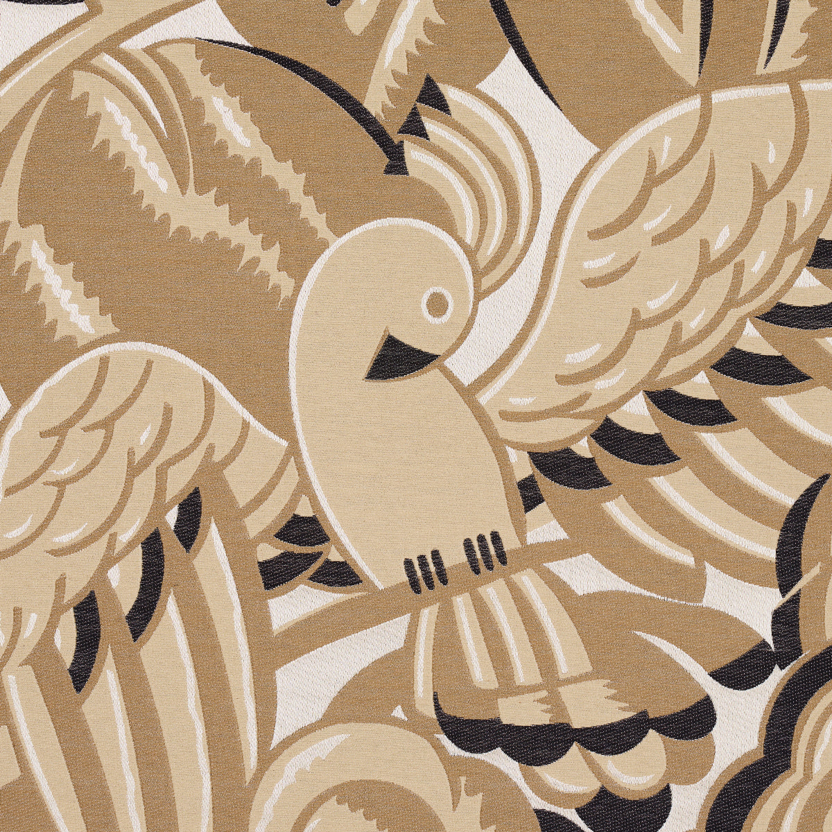 Schumacher Parrots Moderne Sandstone Fabric 83180