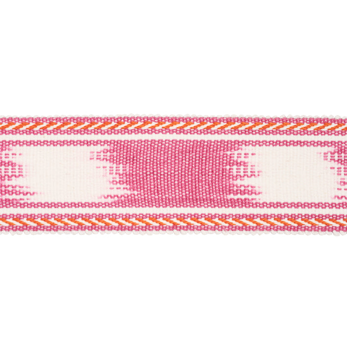 Schumacher Banyan Tape Narrow Pink Trim 83245