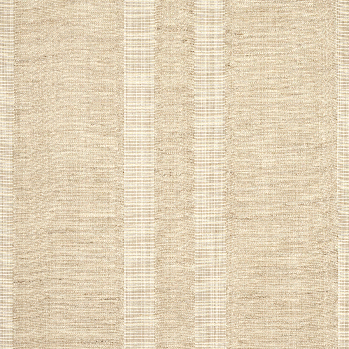 Schumacher Simon Wool Linen Stripe Natural Fabric 83261