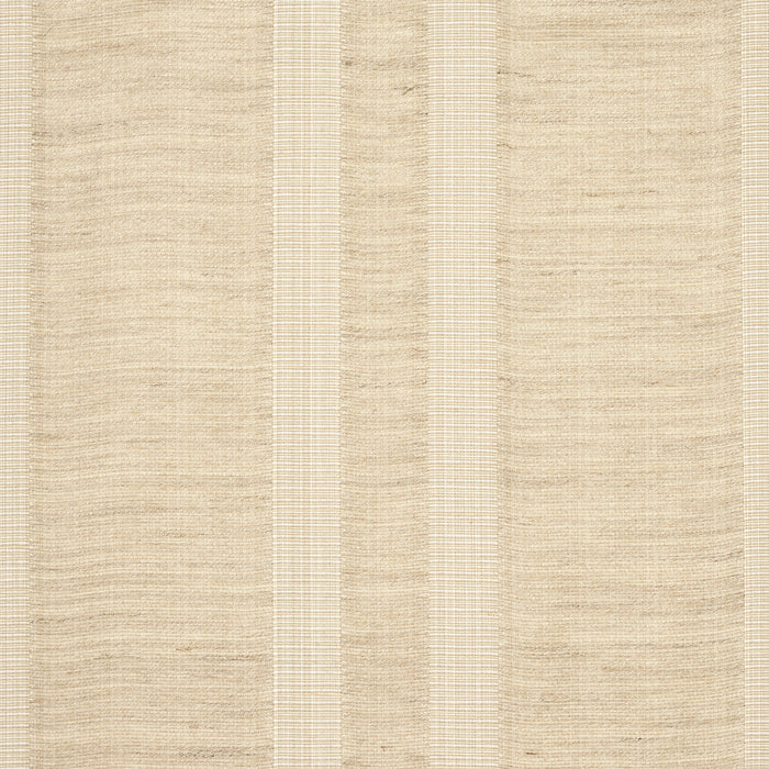 Schumacher Simon Wool Linen Stripe Natural Fabric 83261