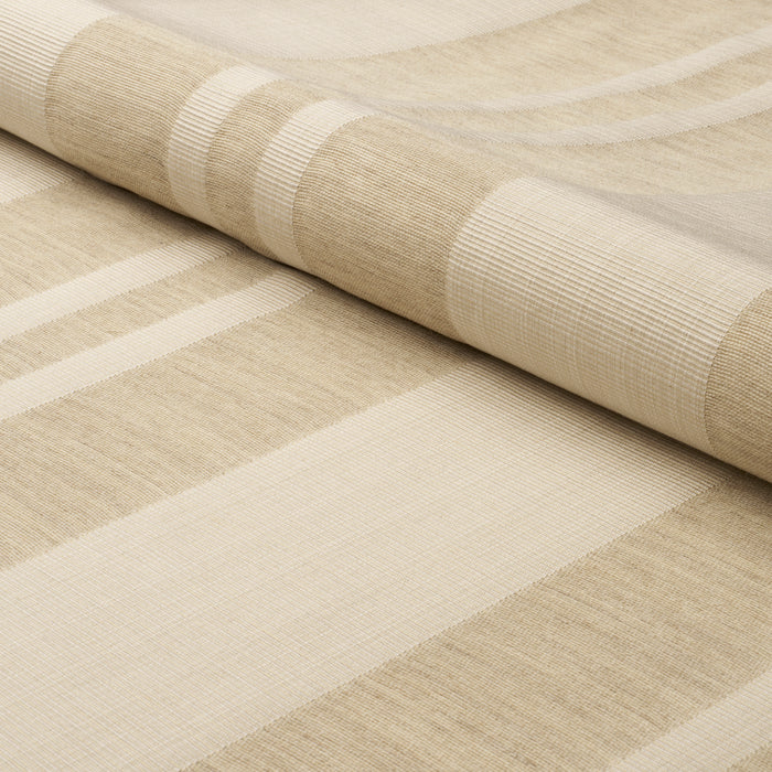 Schumacher Simon Wool Linen Stripe Natural Fabric Sample 83261