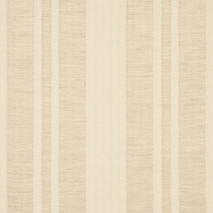 Schumacher Simon Wool Linen Stripe Natural Fabric 83261