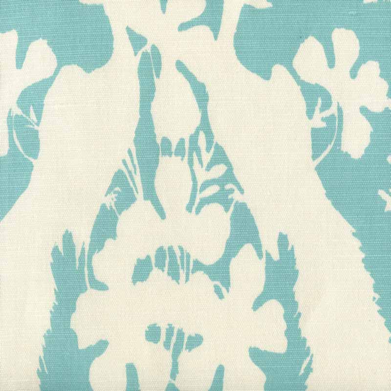 China Seas Peacock Blotch Turquoise Fabric 8330-01