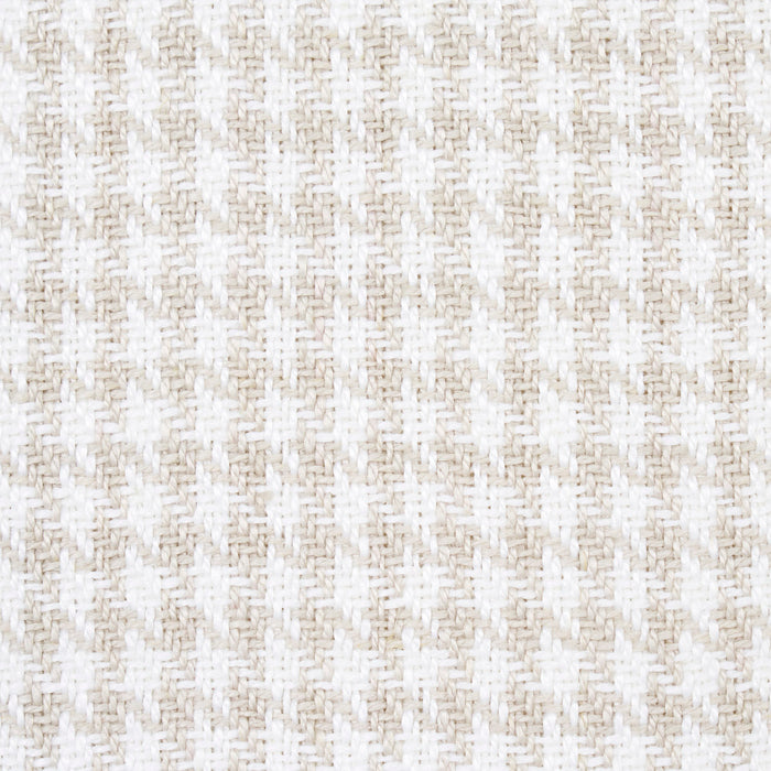 Schumacher Lotti Linen Houndstooth Grey Fabric 83340