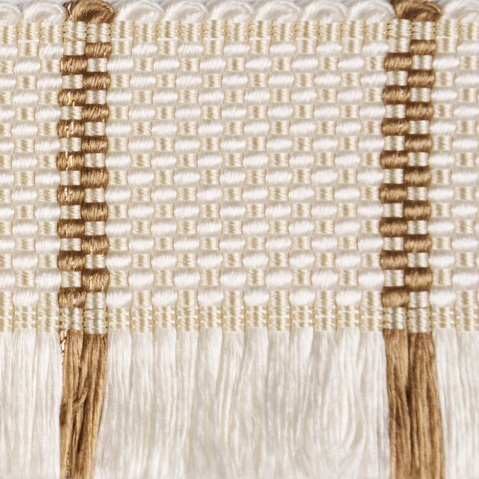 Schumacher Frances Silk Fringe Gold Trim 83370