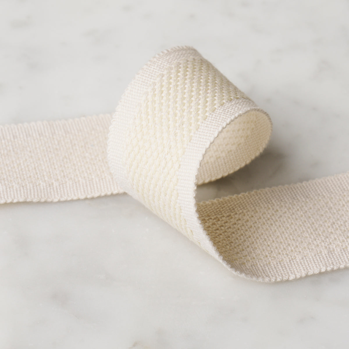 Schumacher Cardiff Tape Ivory Trim Sample 83380