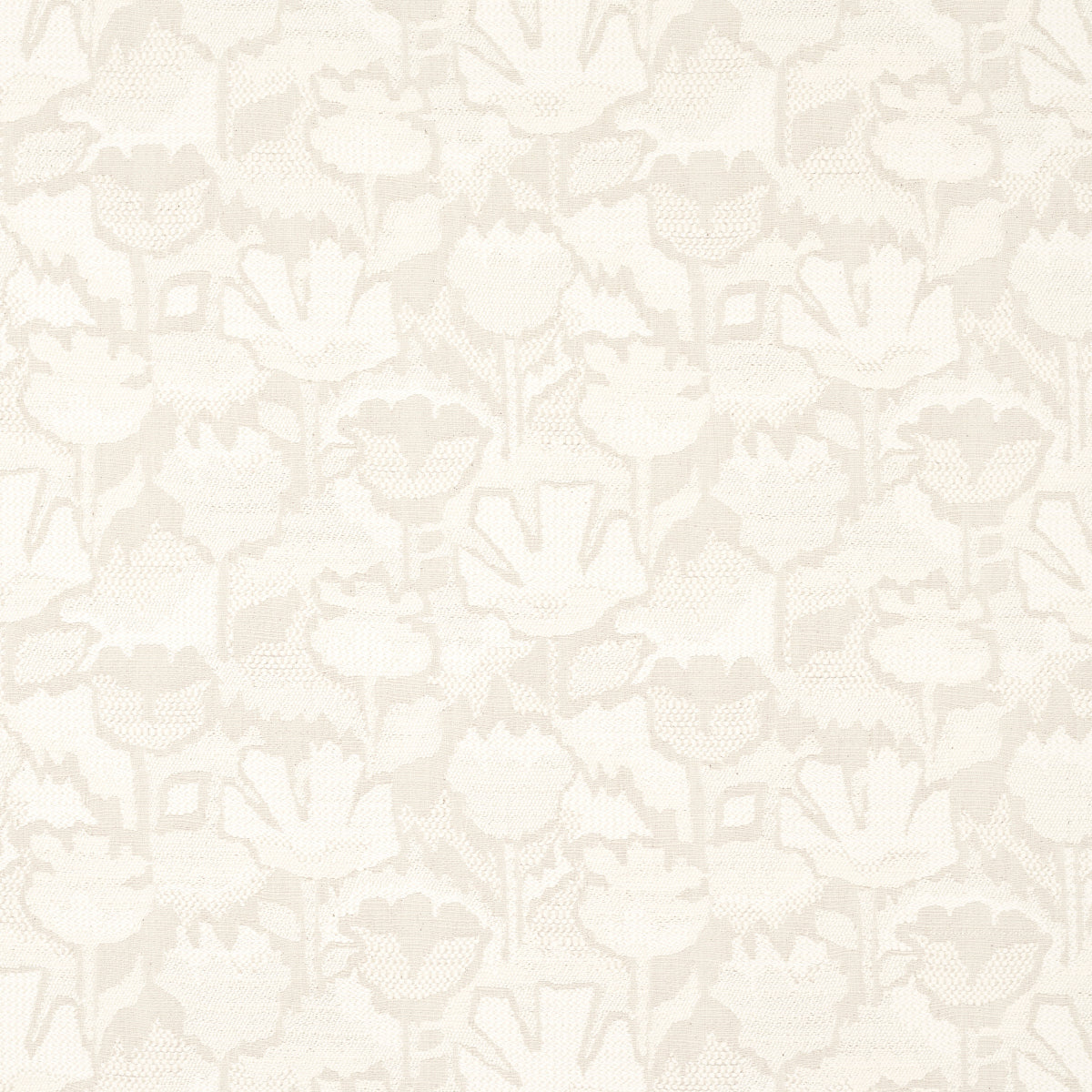 Schumacher Wild Flower Ivory Fabric 83451