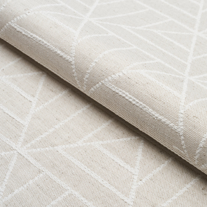 Schumacher Payne Flax Fabric 83481