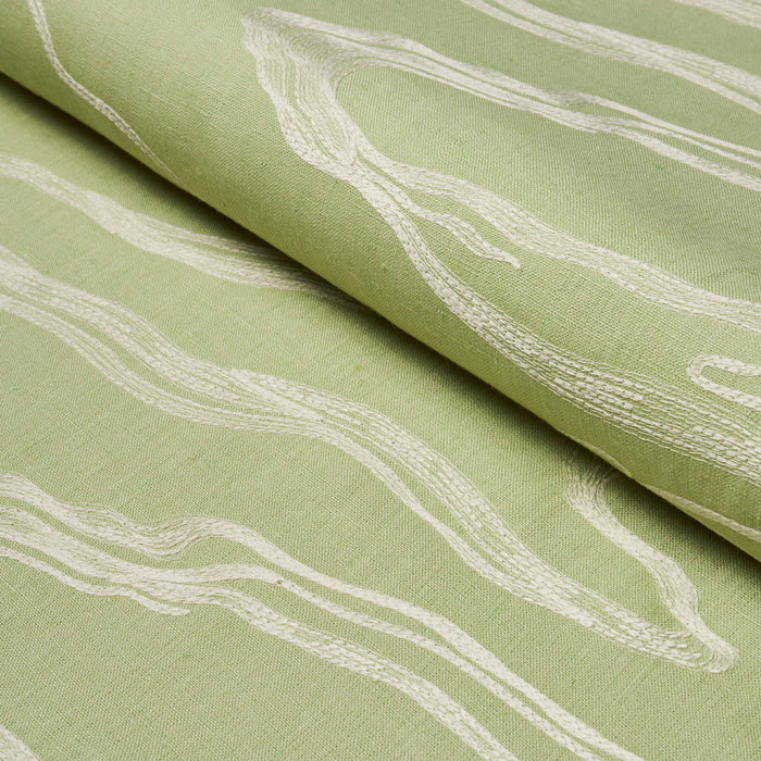 Schumacher Desert Wind Embroidery Fern Fabric 83521