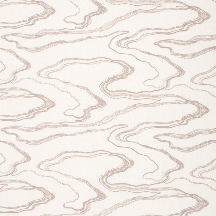 Schumacher Desert Wind Embroidery Sandstone Fabric 83522