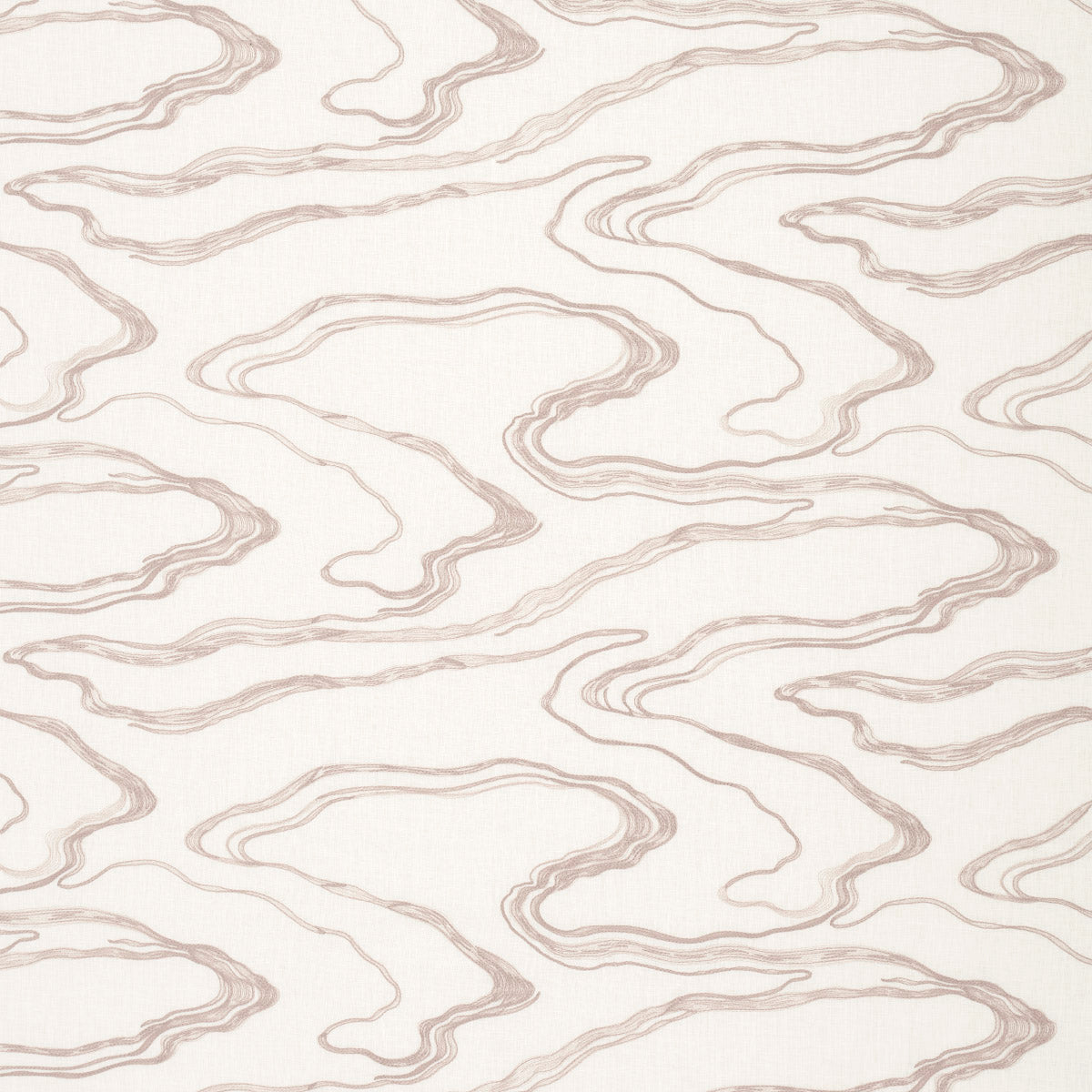 Schumacher Desert Wind Embroidery Sandstone Fabric Sample 83522