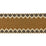 Schumacher Allure Metallic Tape Copper Trim Sample 83561