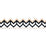 Schumacher Sparren Embroidered Tape Black Trim Sample 83610