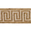 Schumacher Delphi Beaded Tape Gold On Natural Trim Sample 83641